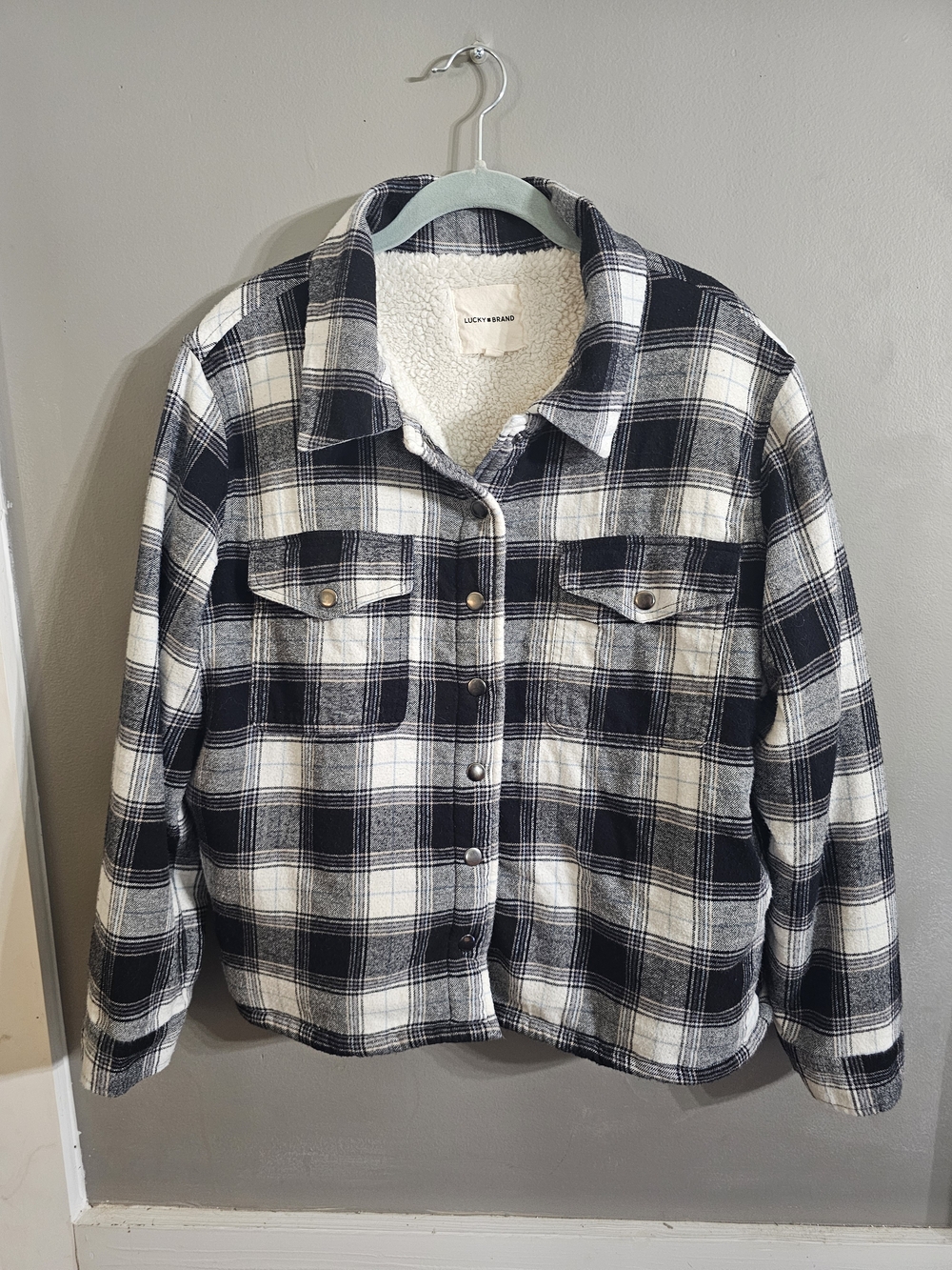 Lucky Brand Fleece Lined Jacket Shacket